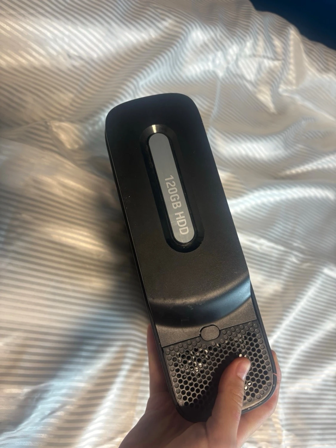 Xbox 360 Slim svart spelkonsol - 2