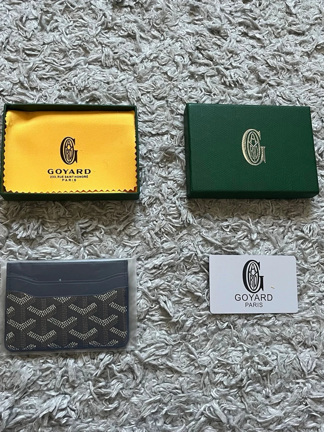 Mörkblå korthållare [FAST PRIS] - 1