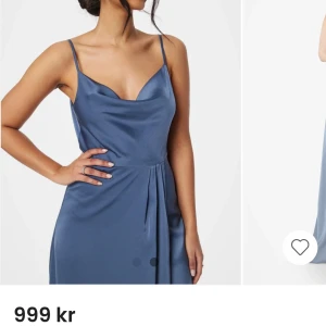 last minute skolavslutning/prom/student klänning - Säljer en blågrå klänning💓 använd endast en gång förra året för skolavslutningen, jättefint skick, PRIS KAN DISKUTERAS‼️