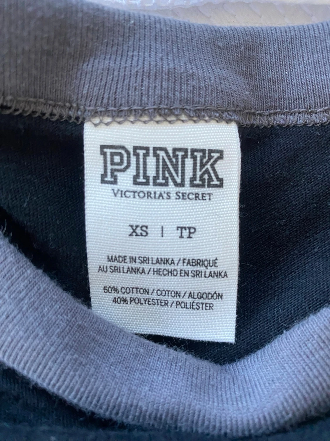 Svart PINK t-shirt med paljetter - 1