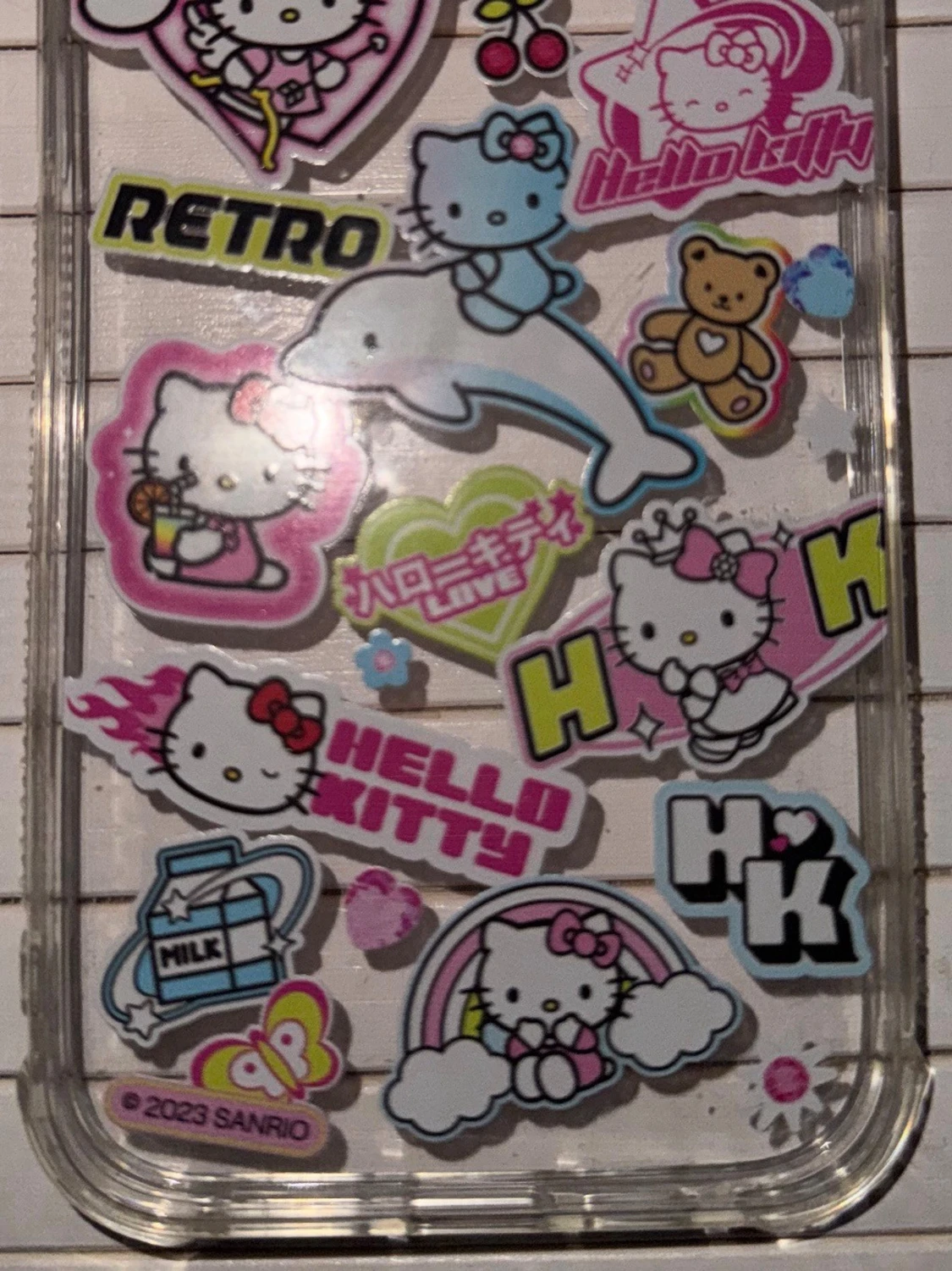 Hello Kitty mobilskal med stickers - 1