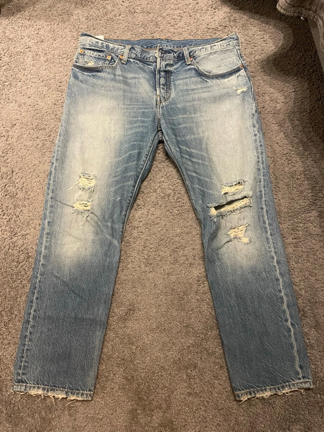 Levi's ljusblå vintage jeans - 2