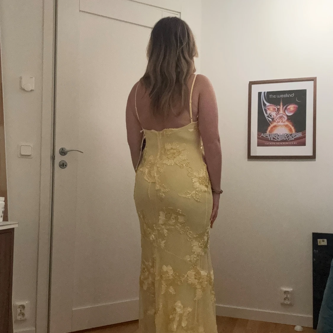 Gul långklänning - 3