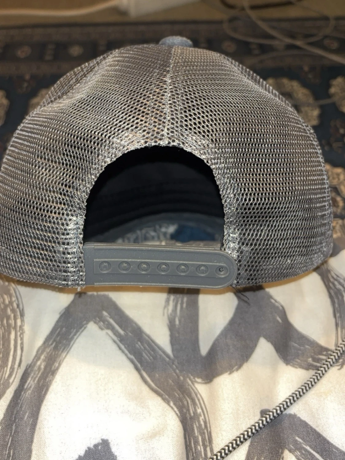 Grå Real Madrid keps med nät - 2