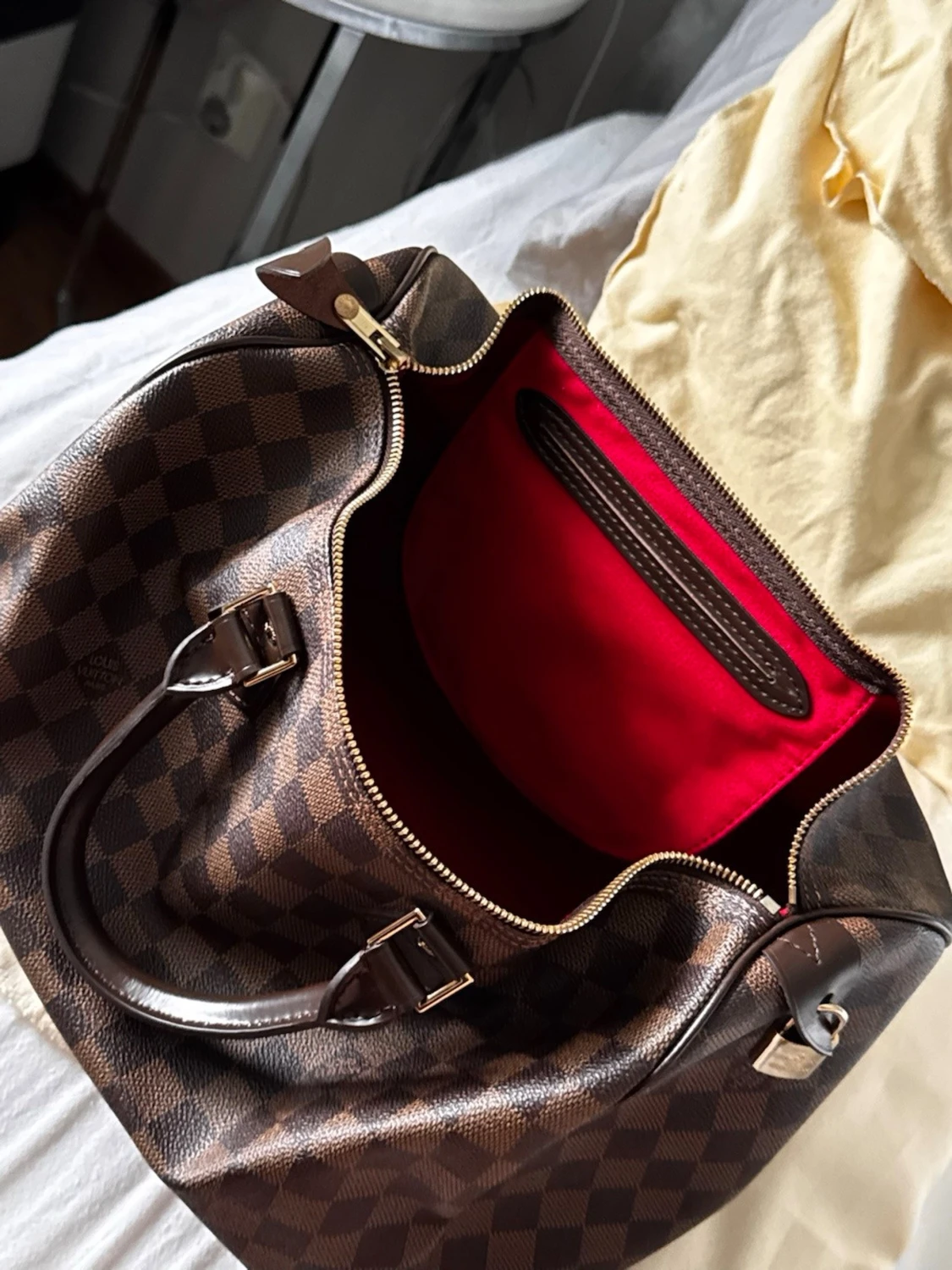  brun Damier handväska - 5