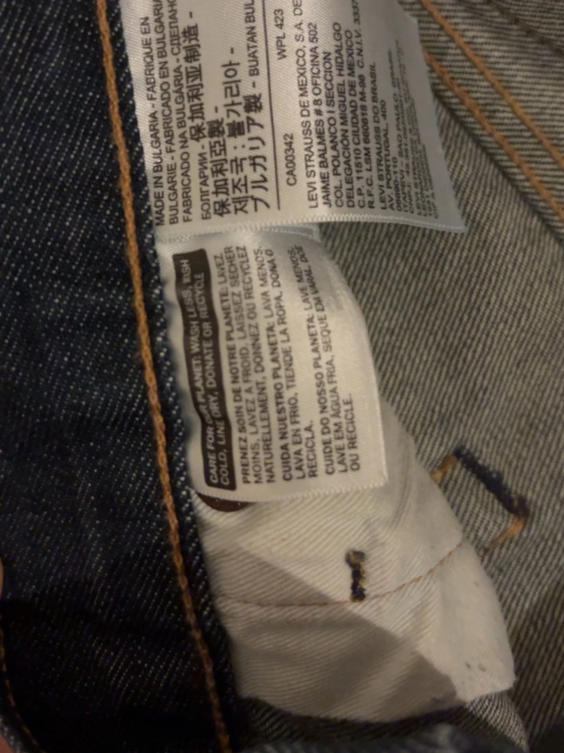 Mörkblå Levi's Premium jeans - 2