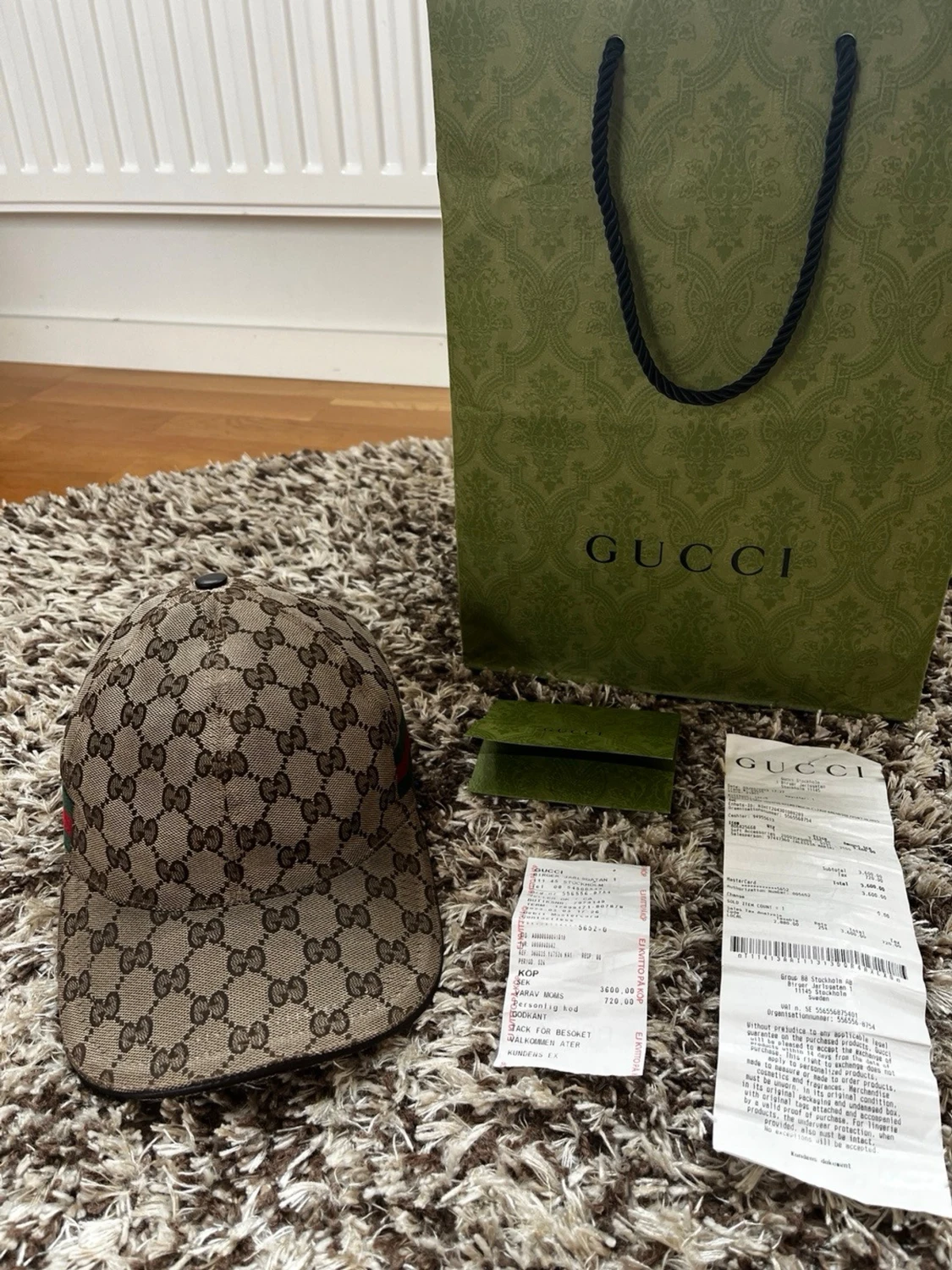 Äkta Gucci keps 