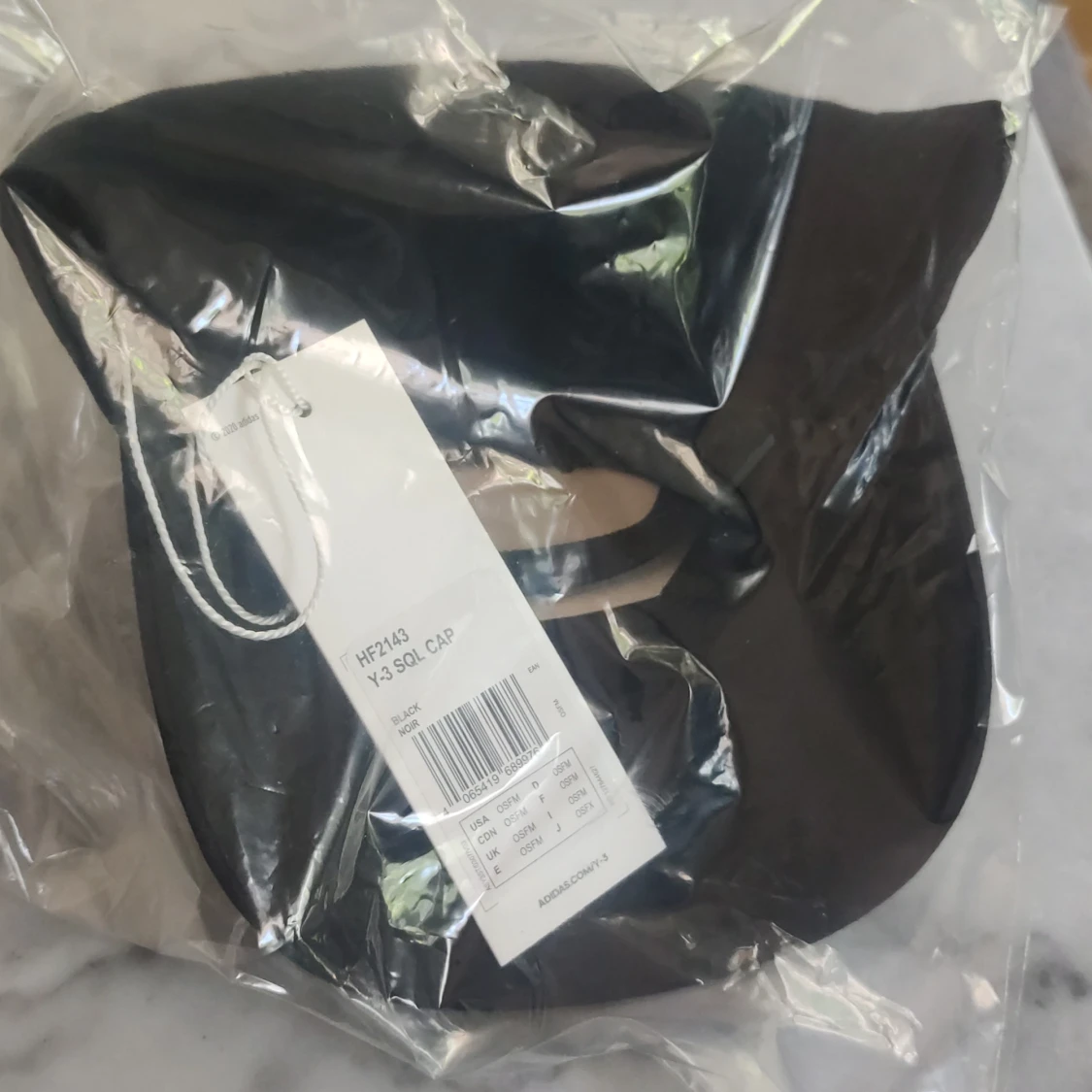 Y-3 Designer Square Logo Cap - 90