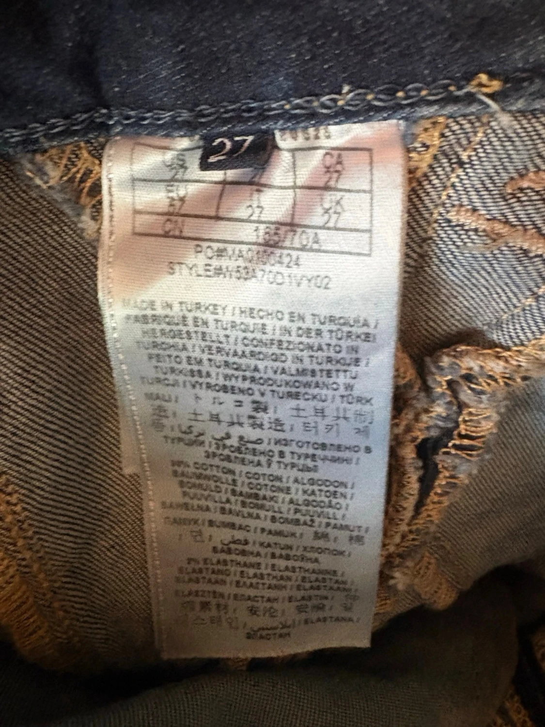 Blå jeans med dragkedjor från G-Star - 4