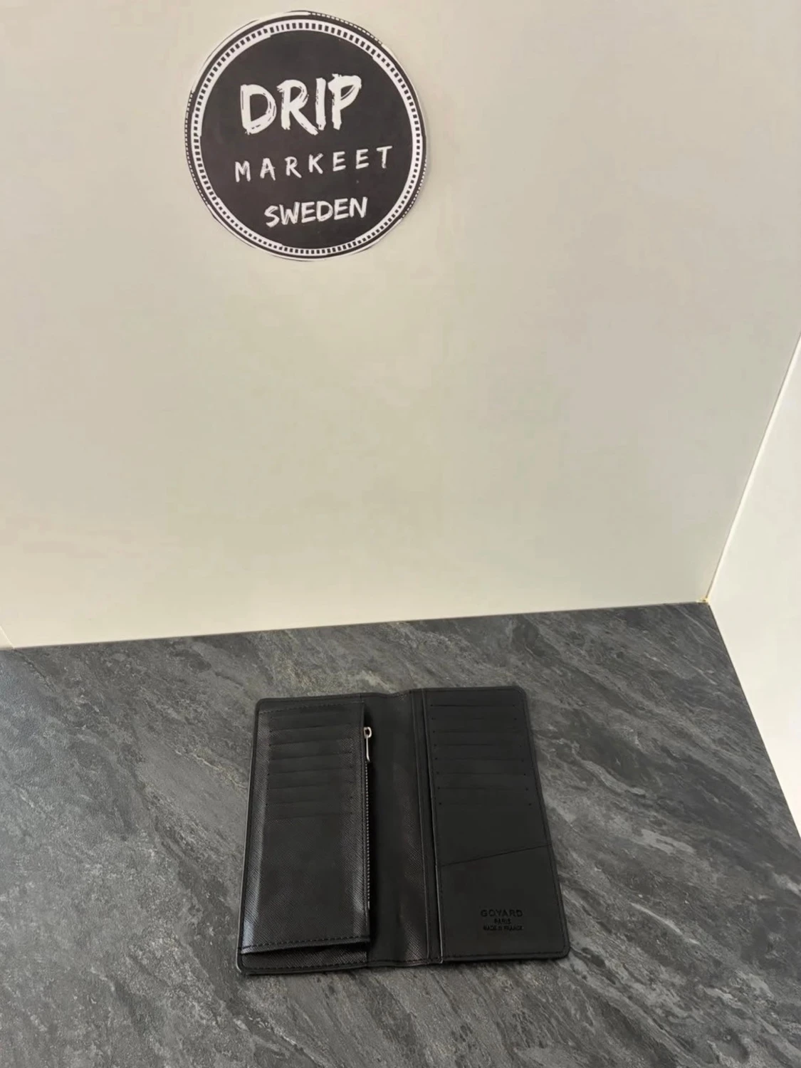 Svart Goyaard plånbok med mönster - 5