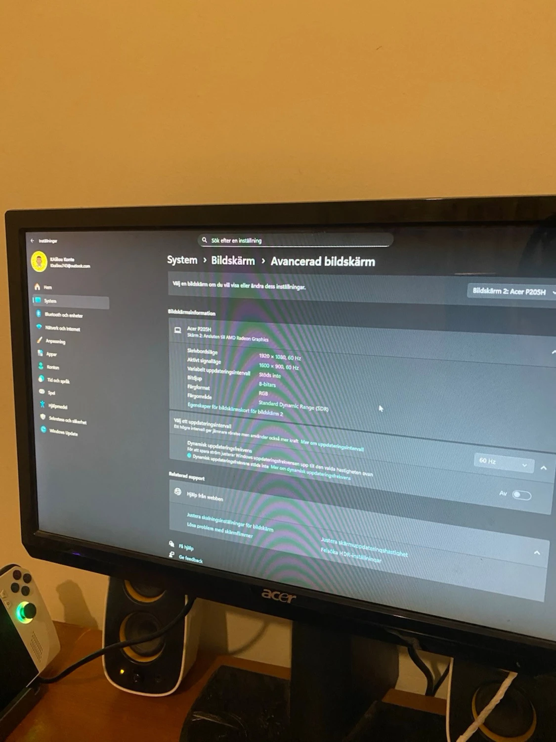 Vit rog ally handhållen spelkonsol - 6