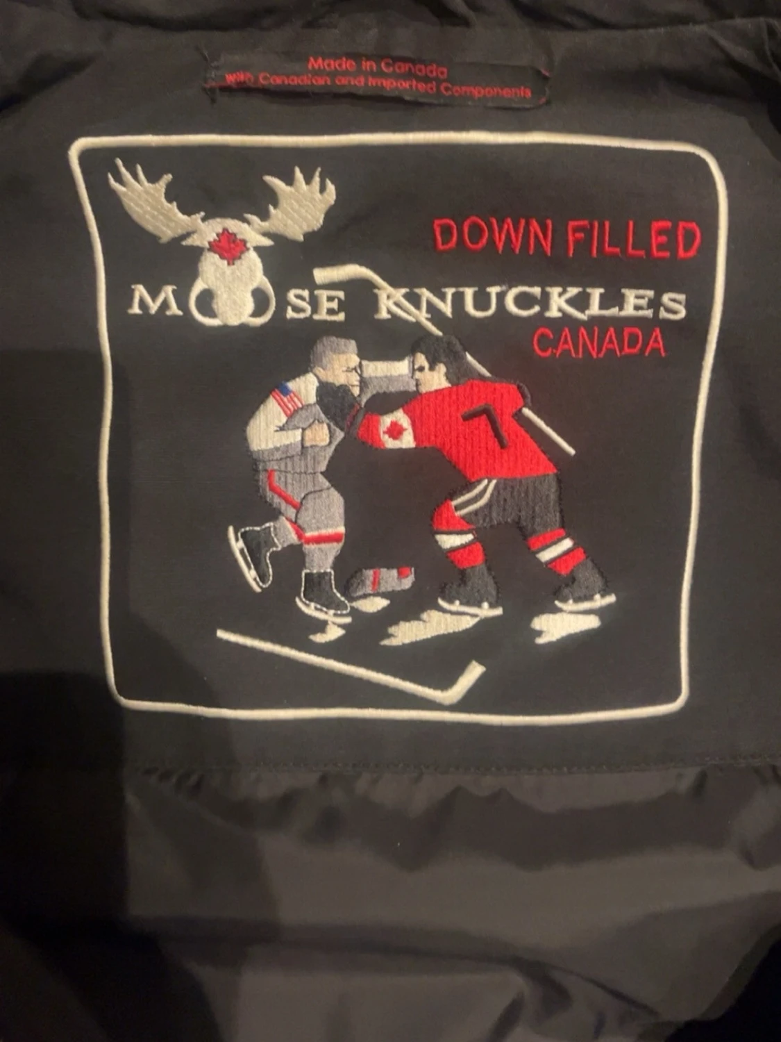 Svart dunjacka Moose Knuckles - 1