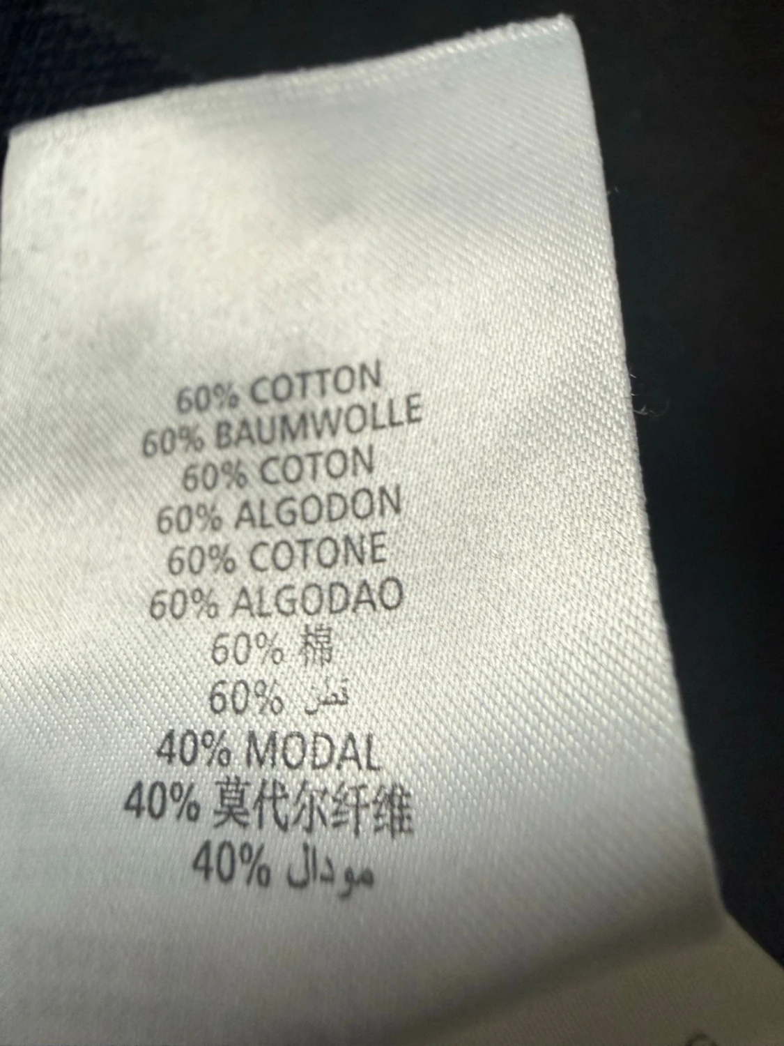 Marinblå kortärmad topp från Gant - 5