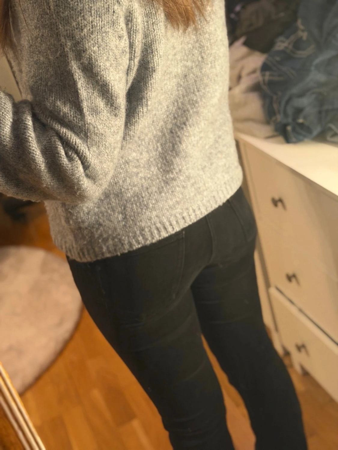 Svarta bootcut jeans - 2