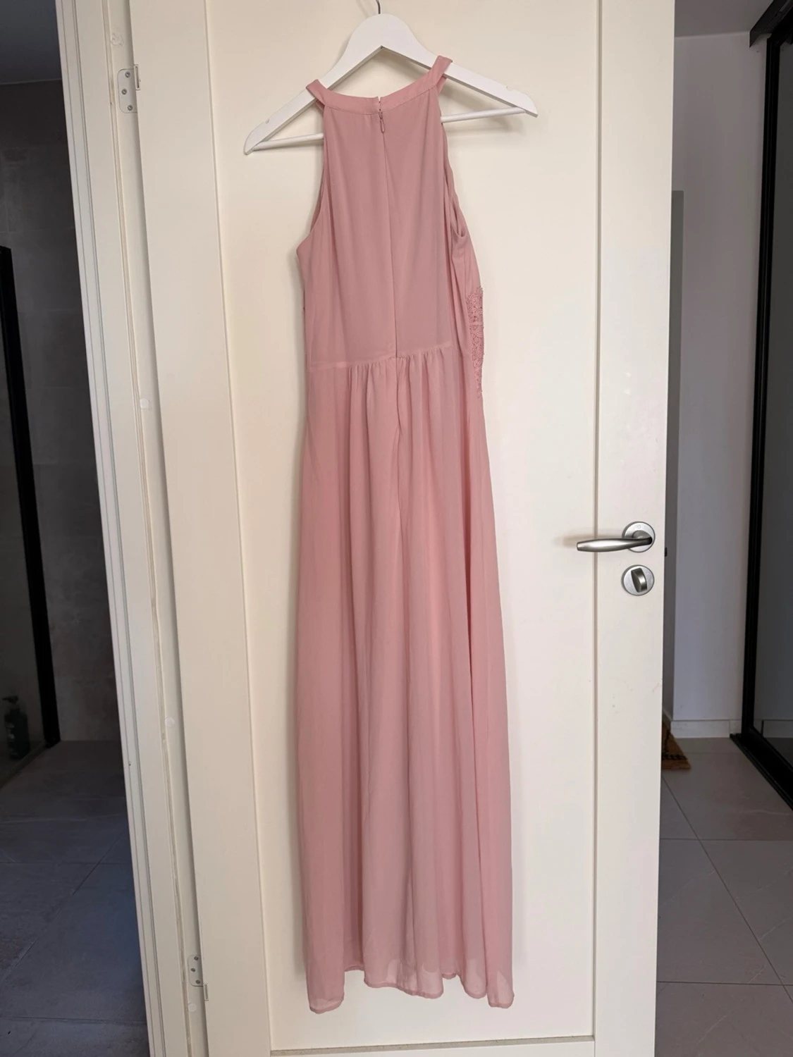 Ljusrosa långklänning från Vila - 1