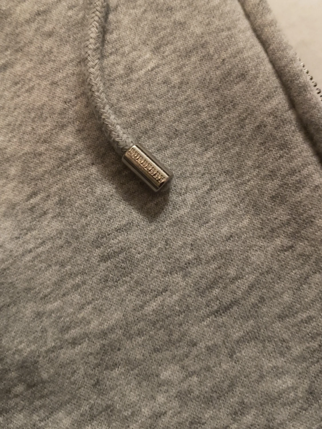  Burberry grå zip up hoddie  - 4
