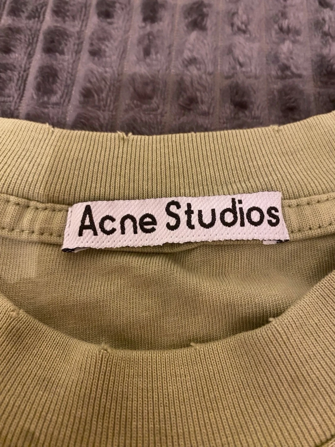 Grön långärmad t-shirt Acne Studios - 1