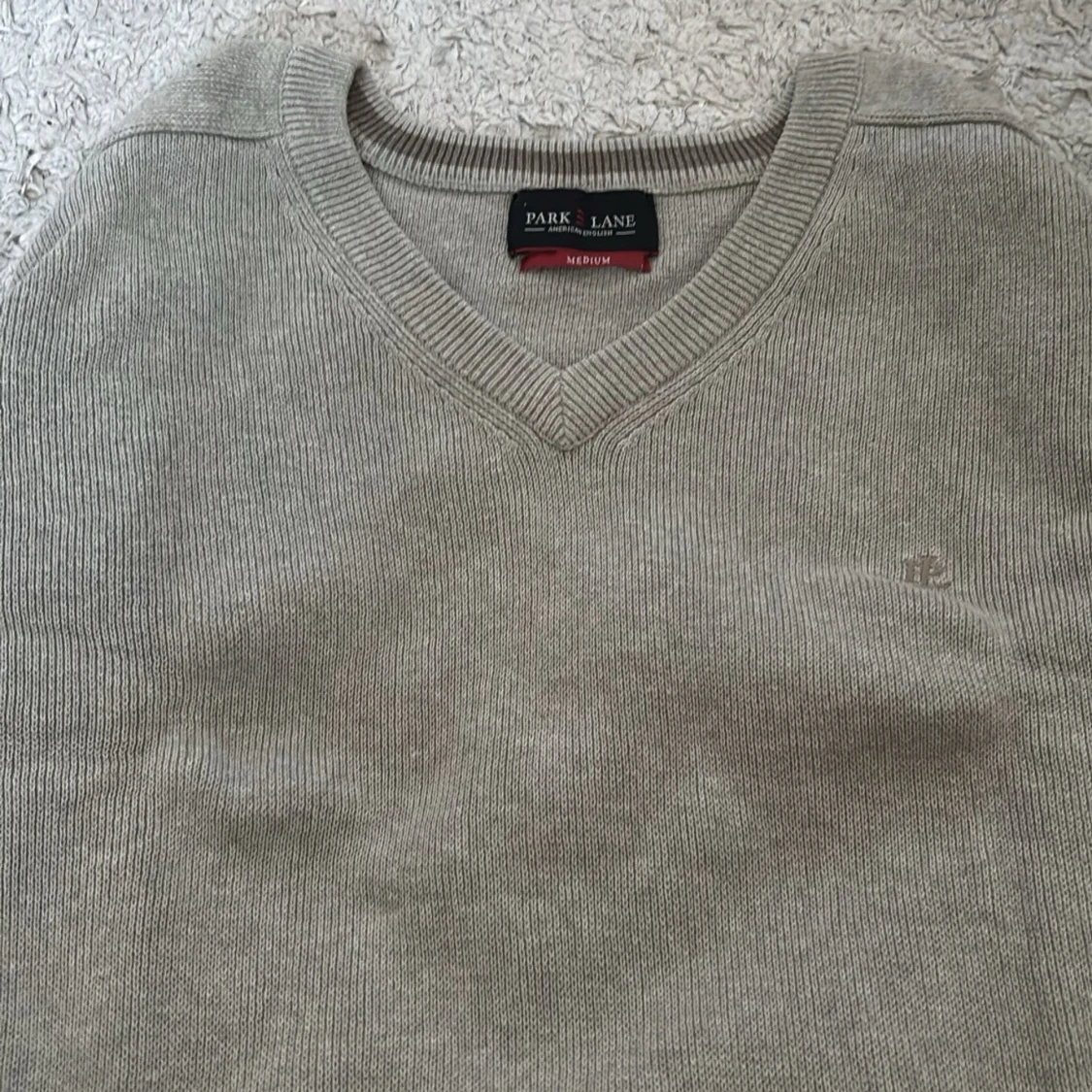 Beige stickad tröja från Park Lane - 1