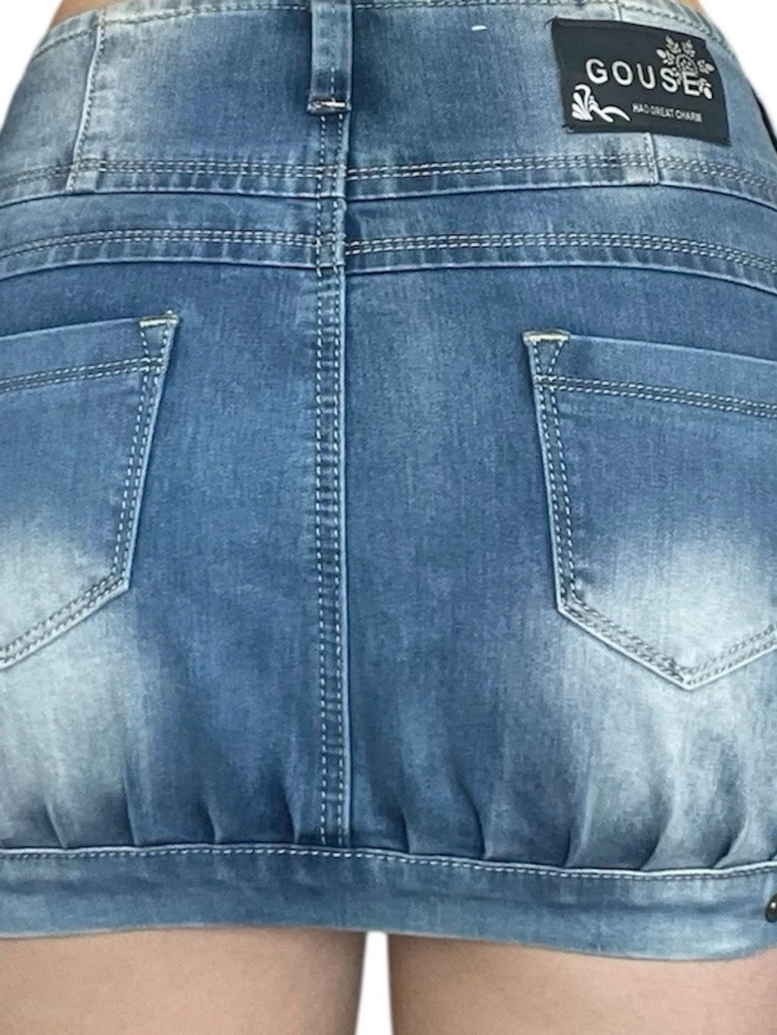 Denim miniskirt från Gouse - 2