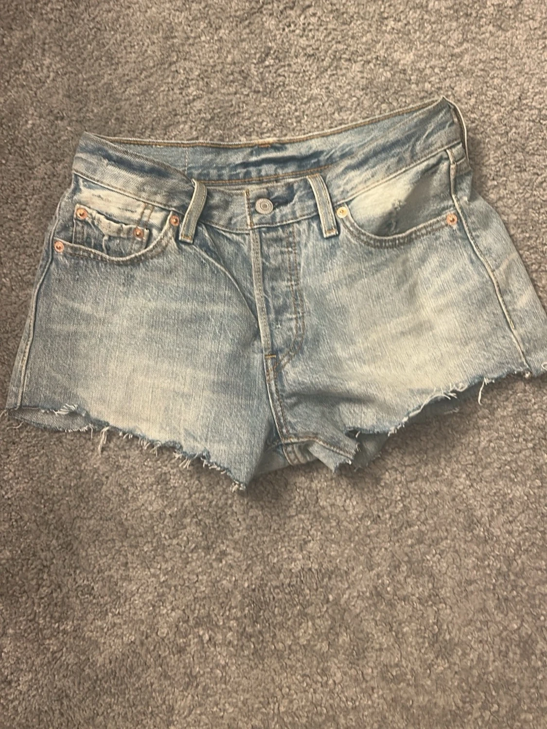 Levi's ljusblå jeansshorts