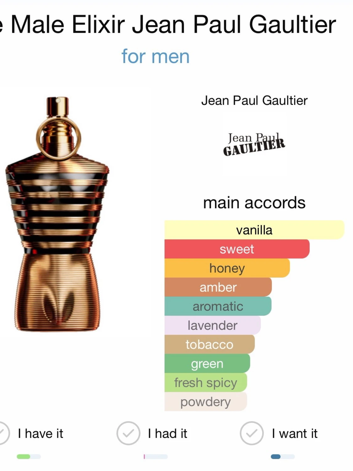 JPG le male elixir 2ml - 1