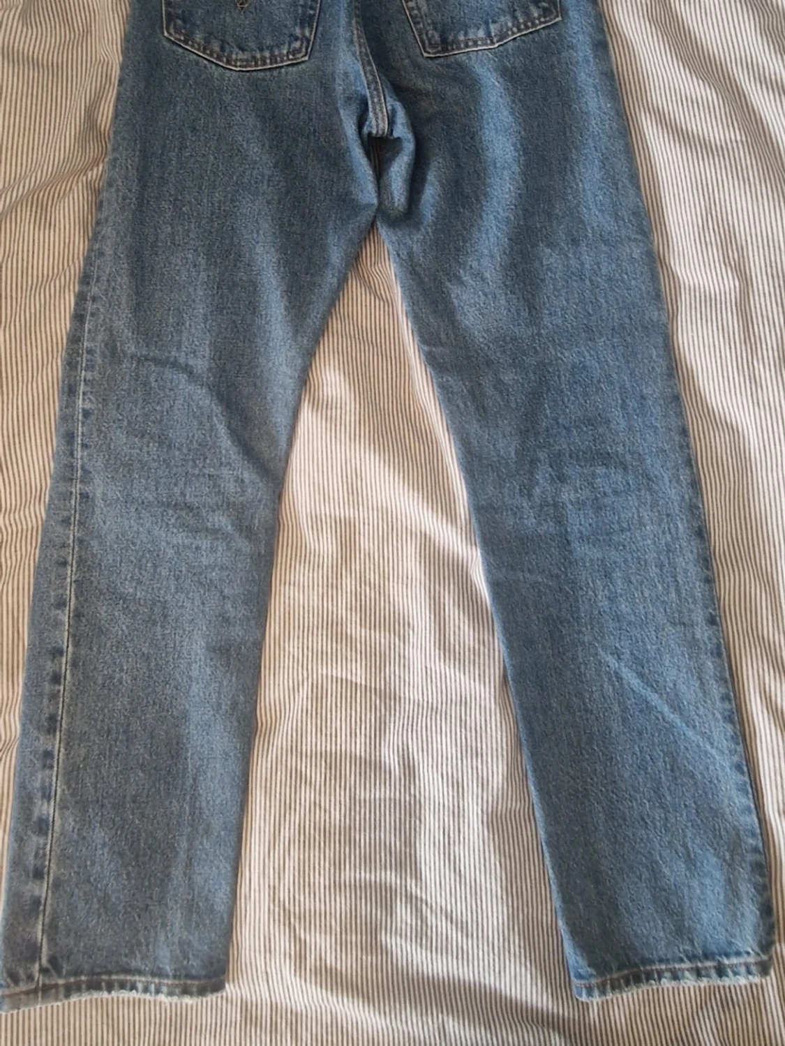 Blå raka jeans, Levis 501 - 1