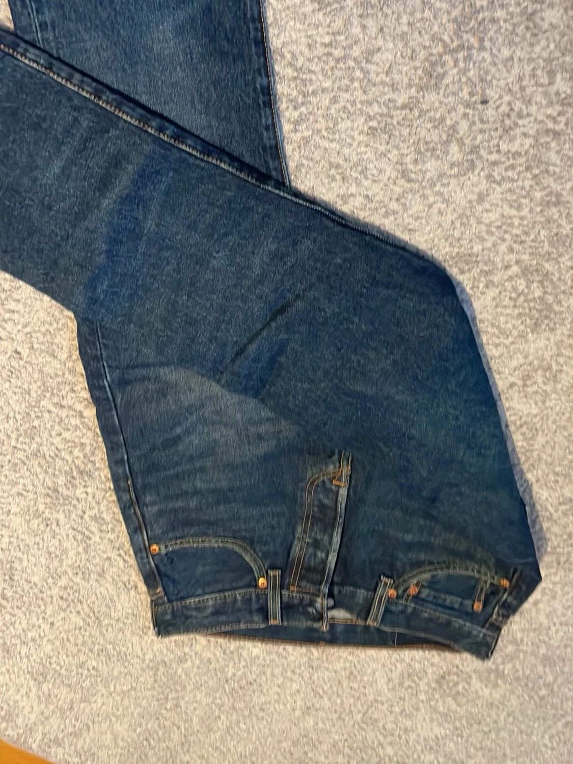 Mörk blå Levis 501 - 2