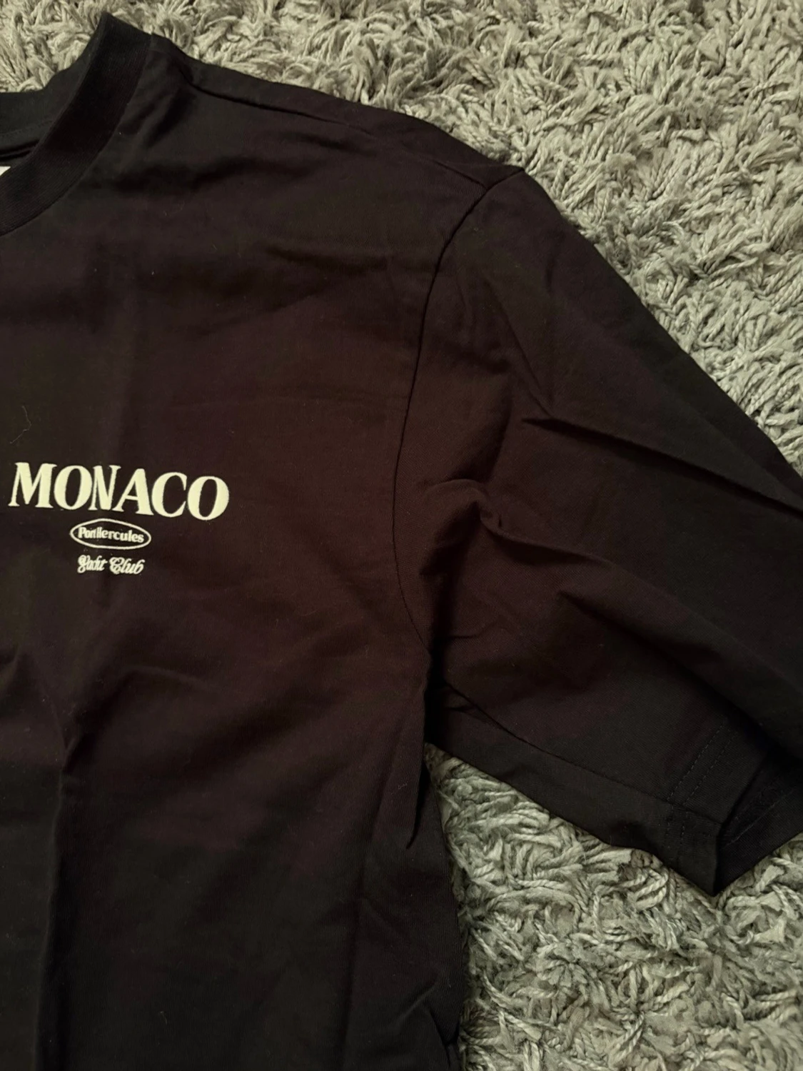 Svart MONACO t-shirt med tryck - 2
