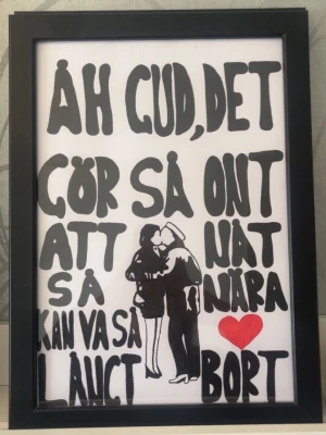 HÅKAN HELLSTRÖM POSTER - Snygg Håkan poster, gjord av mig!! Den svarta ramen ingår inte🫰🏻
