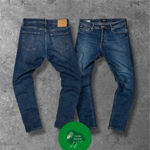 Jack & Jones jeans Slim/Glenn - Säljer detta par jeans från Jack & Jones | W30 L32 | modell: Slim/Glenn | skick: 8,5/10, mycket bra skick | Skriv vid frågor, pris kan diskuteras vid snabb affär 🤝