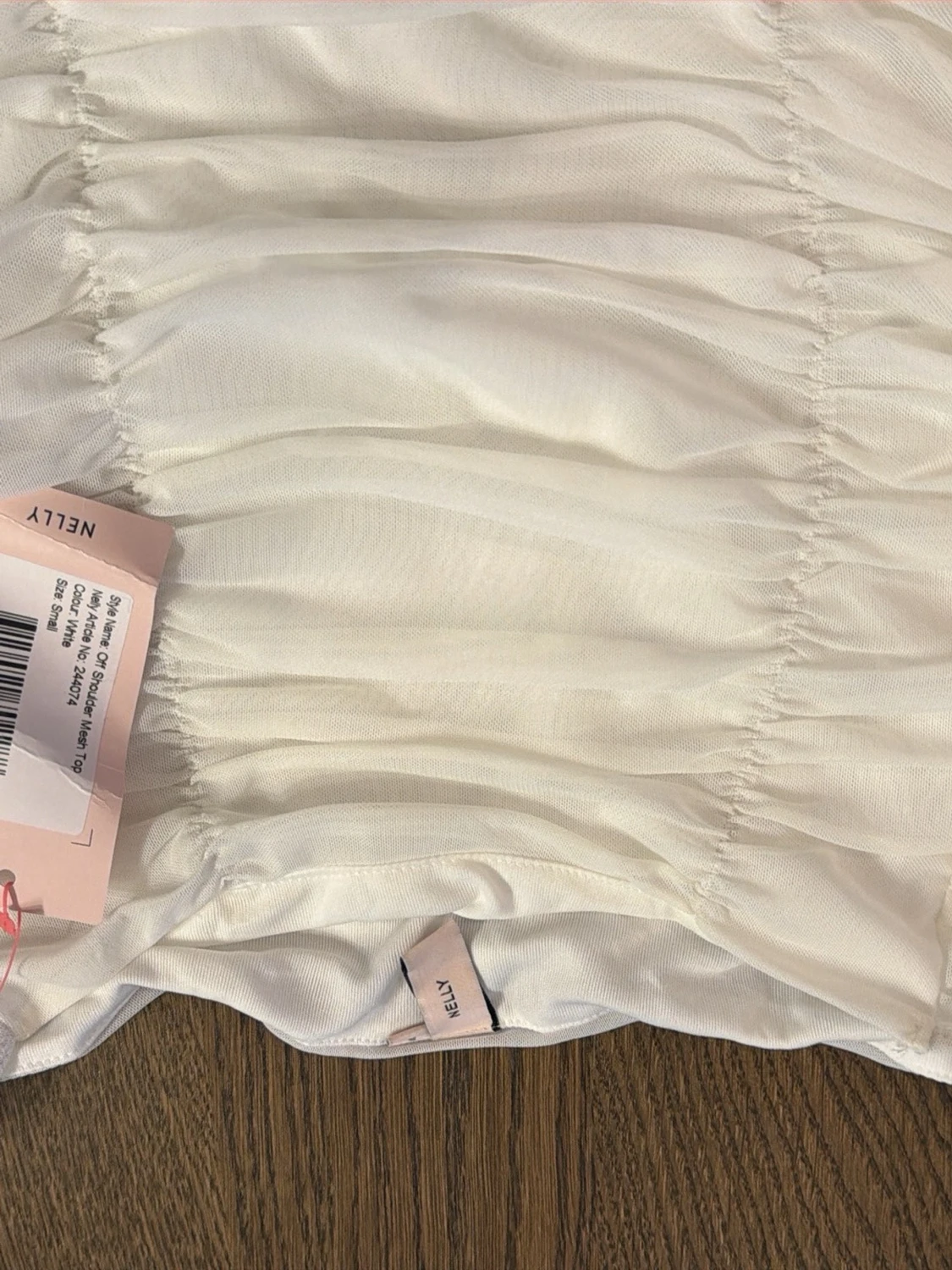 Vit volang topp från Nelly - 1