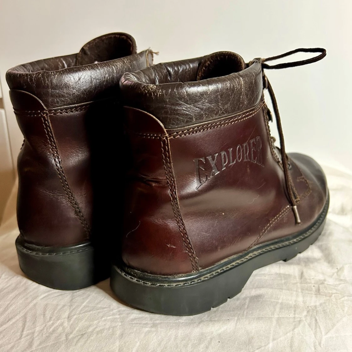 Mörkbruna läderkängor Explorer - 6