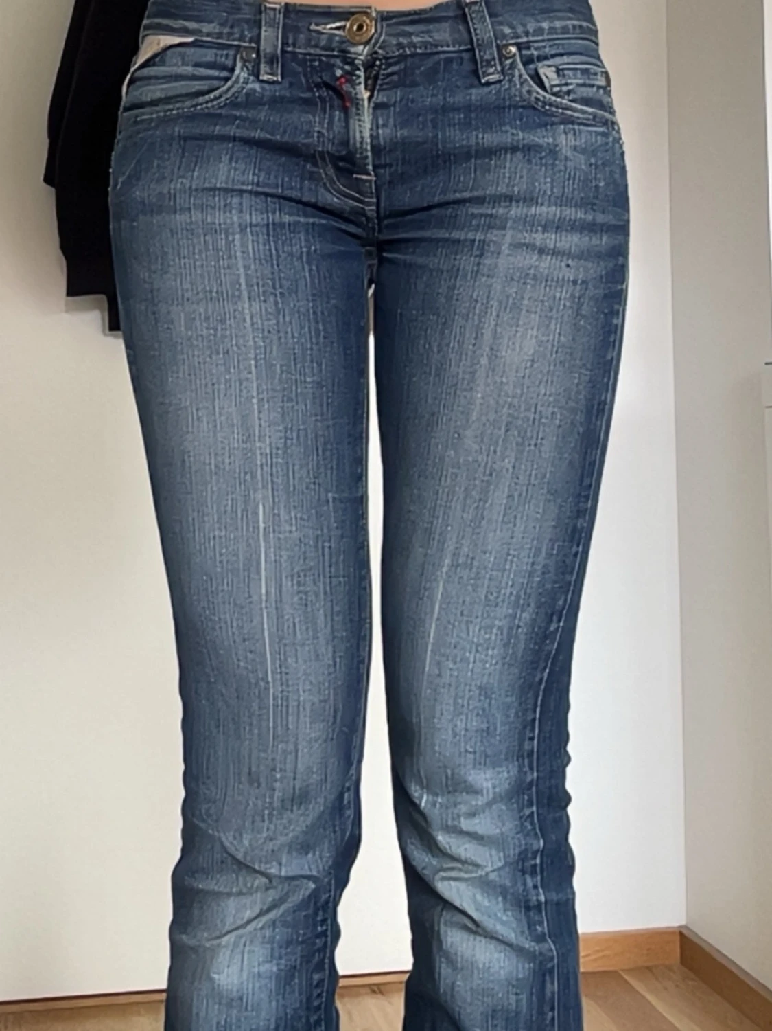Blå bootcut replay jeans