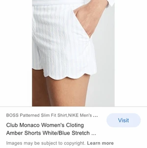 Club Monaco shorts blå vit randig S-M - Super söta shorts från Club Monaco som nya! Strl M. Finns mer bilder och mått.