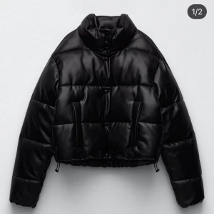 Warm Zara leather like puffer jacket  - Puffer jacket 