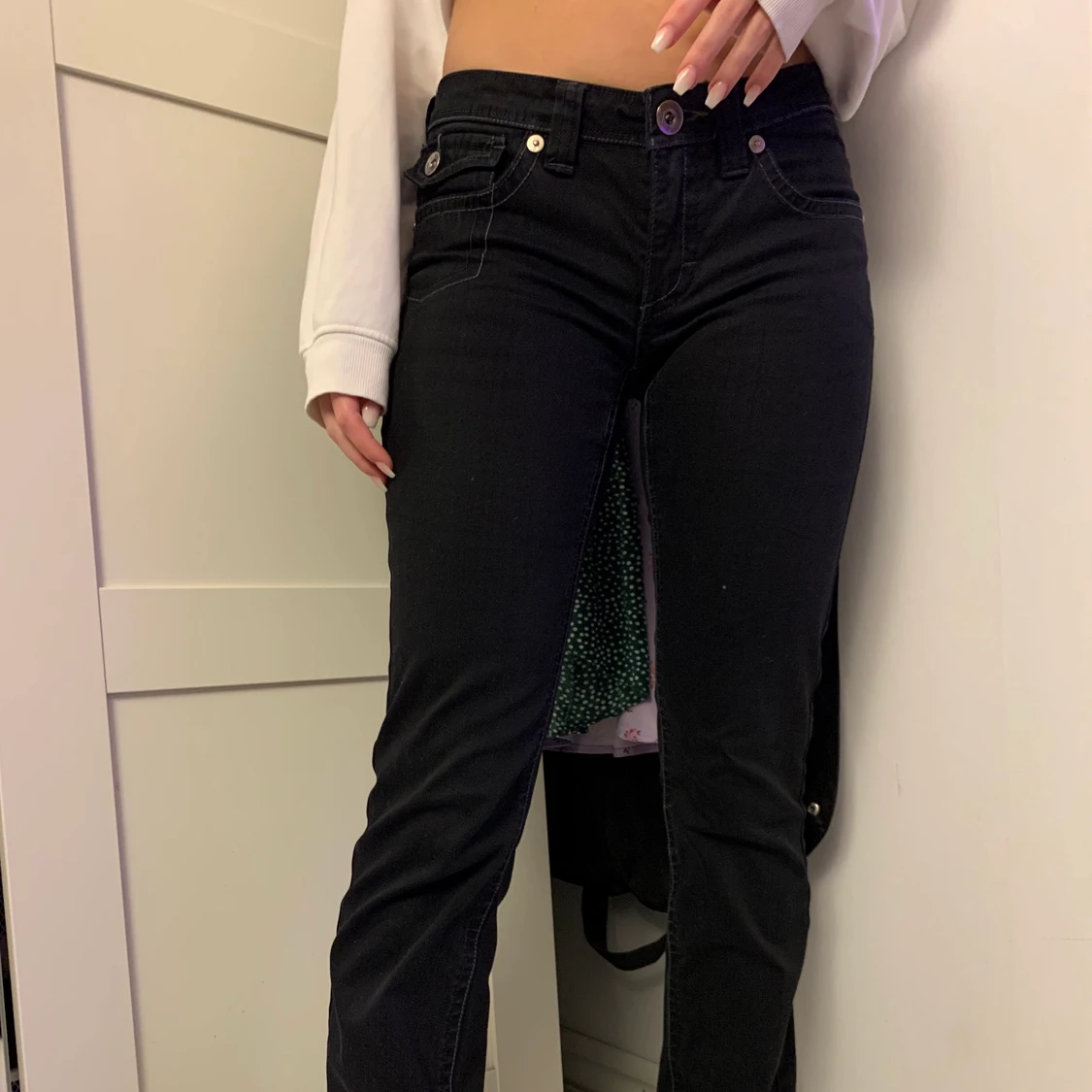 Lågmidjade jeans - 90