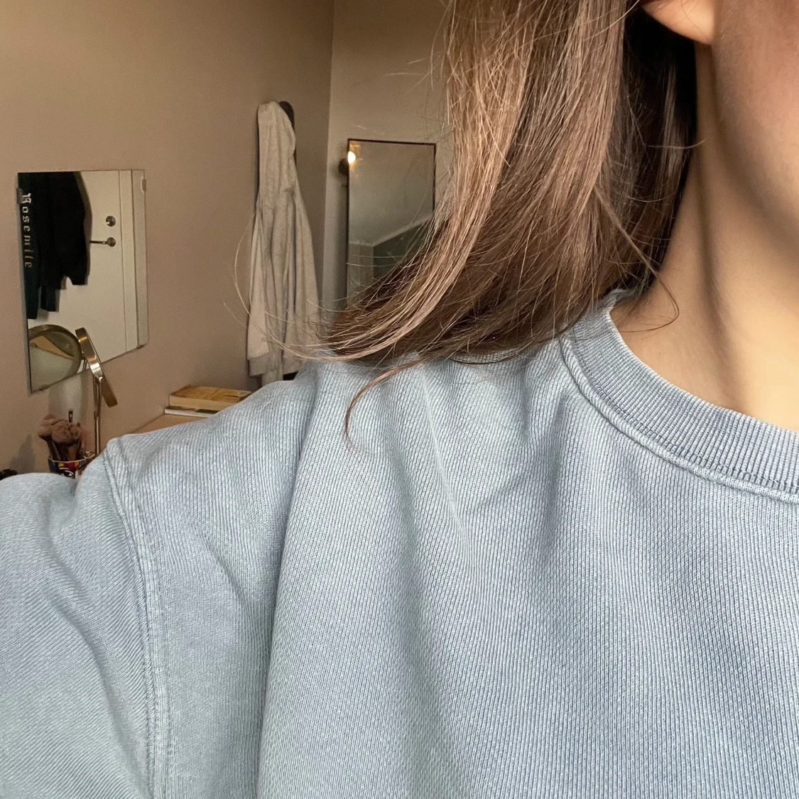 Blå sweatshirt  - 90