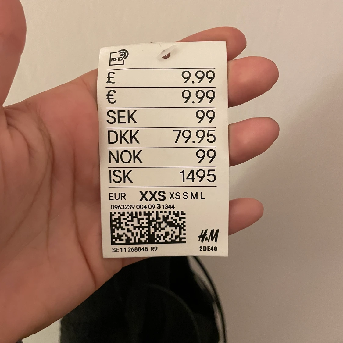 Svart mini dress - 91