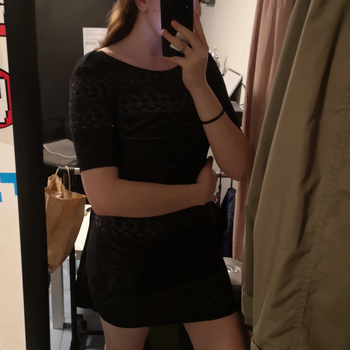 Tajt klänning, strl S/M