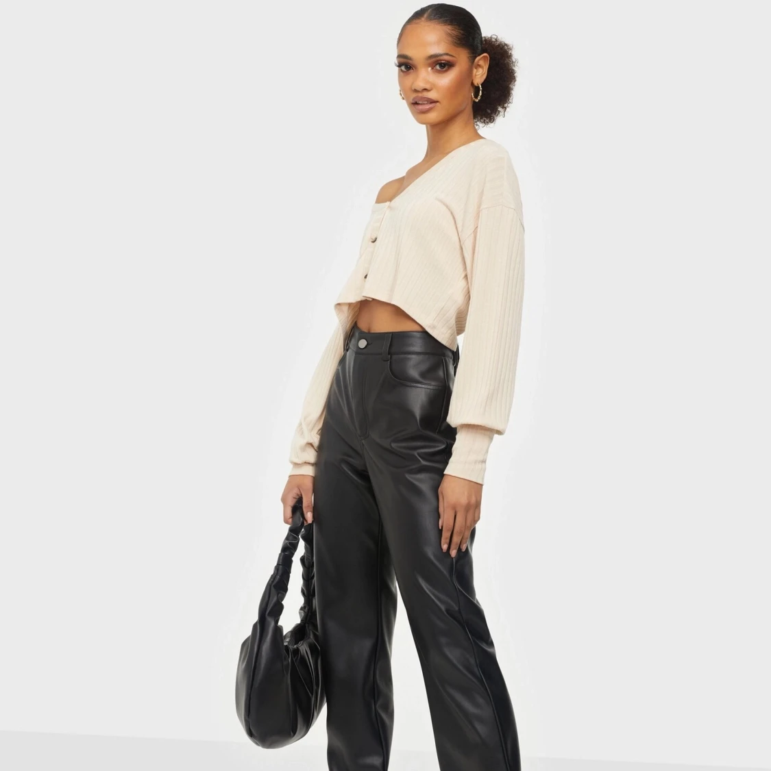 Boxy button cardigan - 91