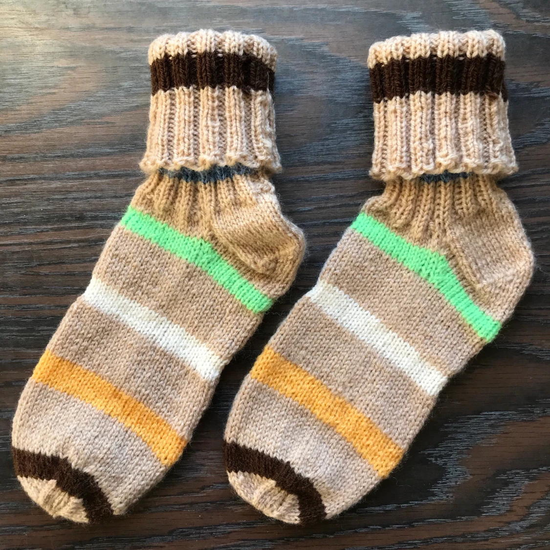 Stickade sockor