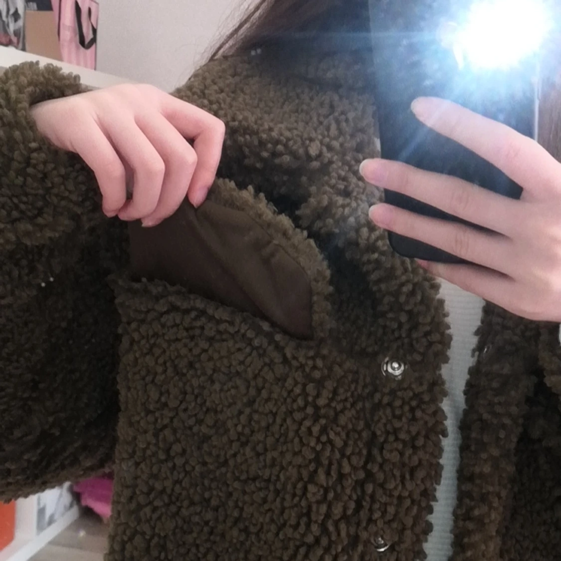 Fluff jacka fr. Ginatricot  - 91