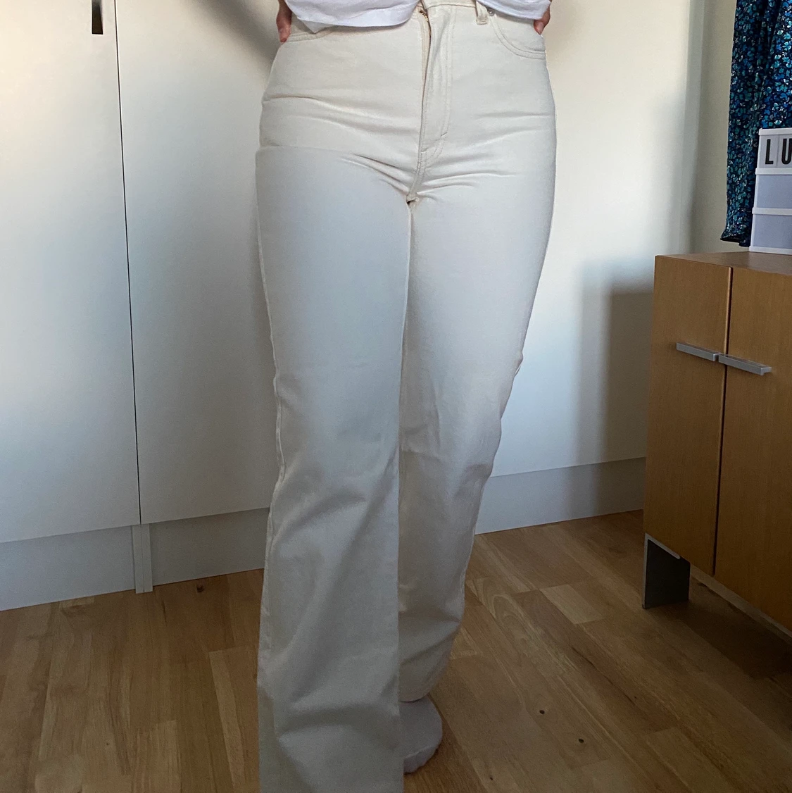 Ljusbeiga jeans  - 91