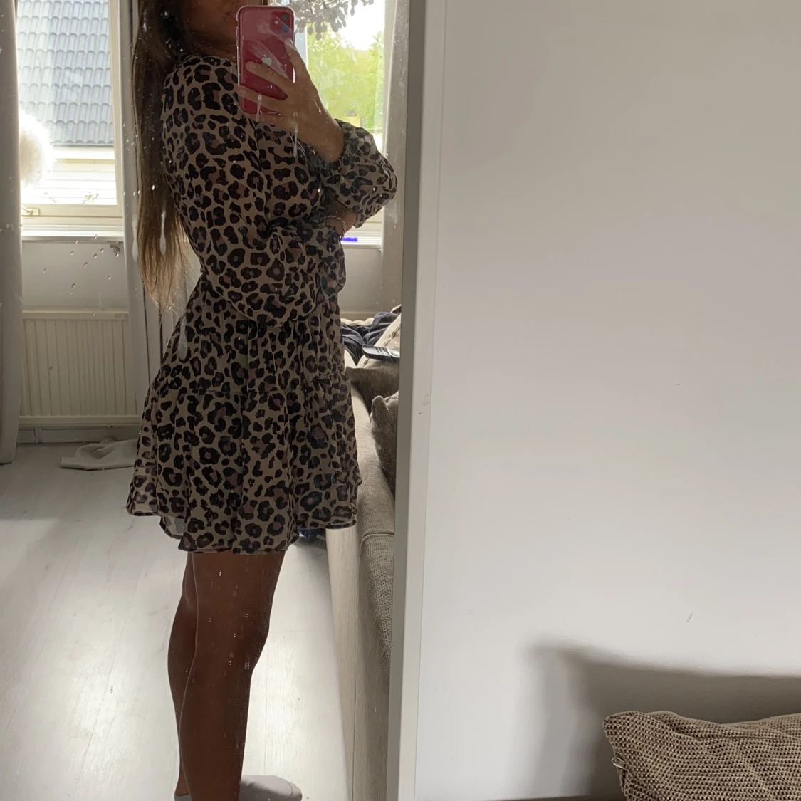 Leopard klänning - 90