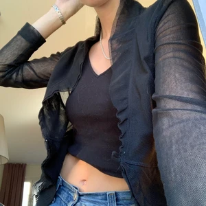 Mesh blus - Mesh blus från märket sandwich som jag ärvt, figursydd som syns bak i ryggen och så fin till festligheter! Storlek M men passar även S! Frakt ingår ej!