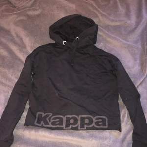 Fin hoodie från märket Kappa. Den är ganska kort, jätte fin och skön men tyvärr aldrig använd. Köparen står för frakten, finns på fler sidor. Köp för ca 500-600kr.