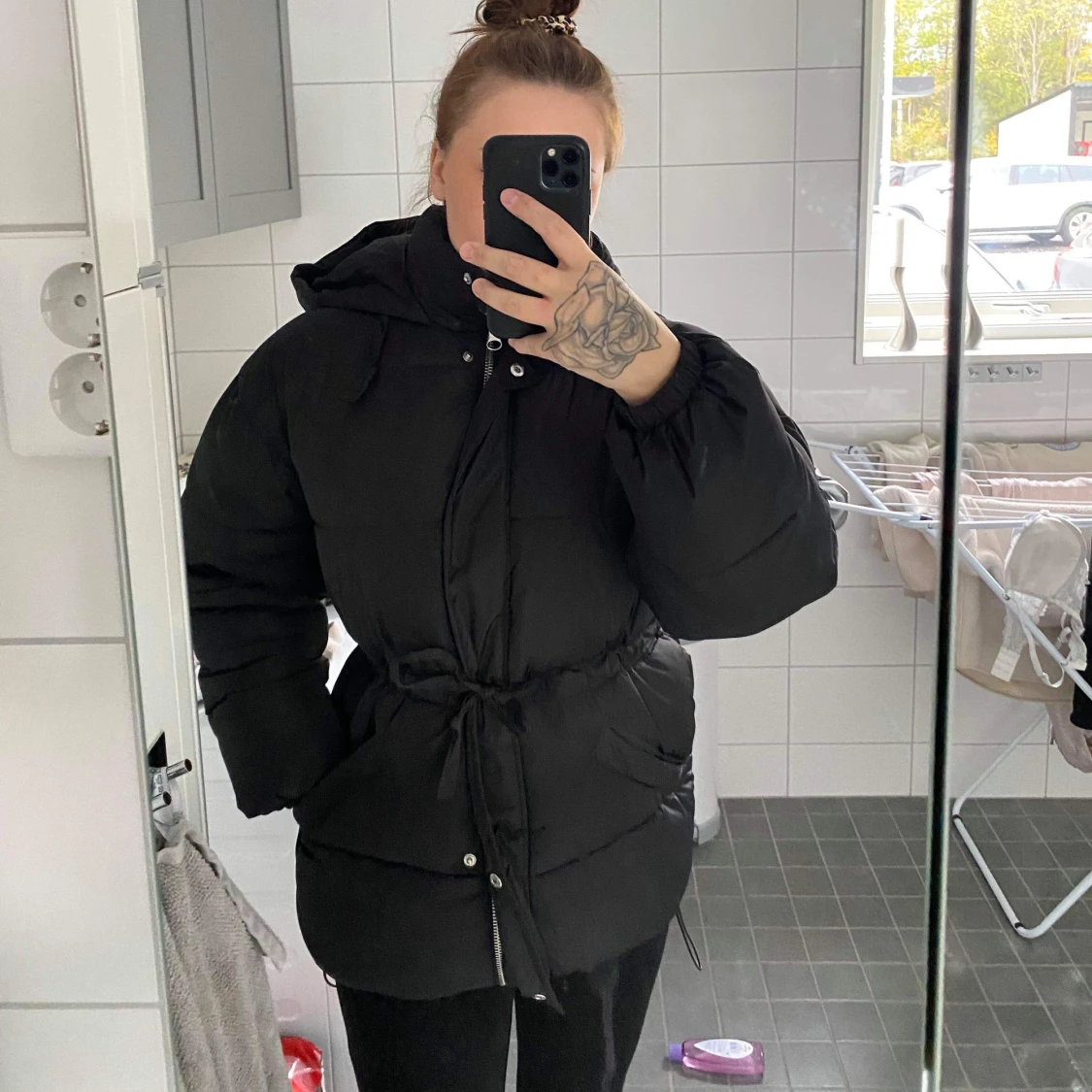 Svart Pufferjacka Bikbok - 91