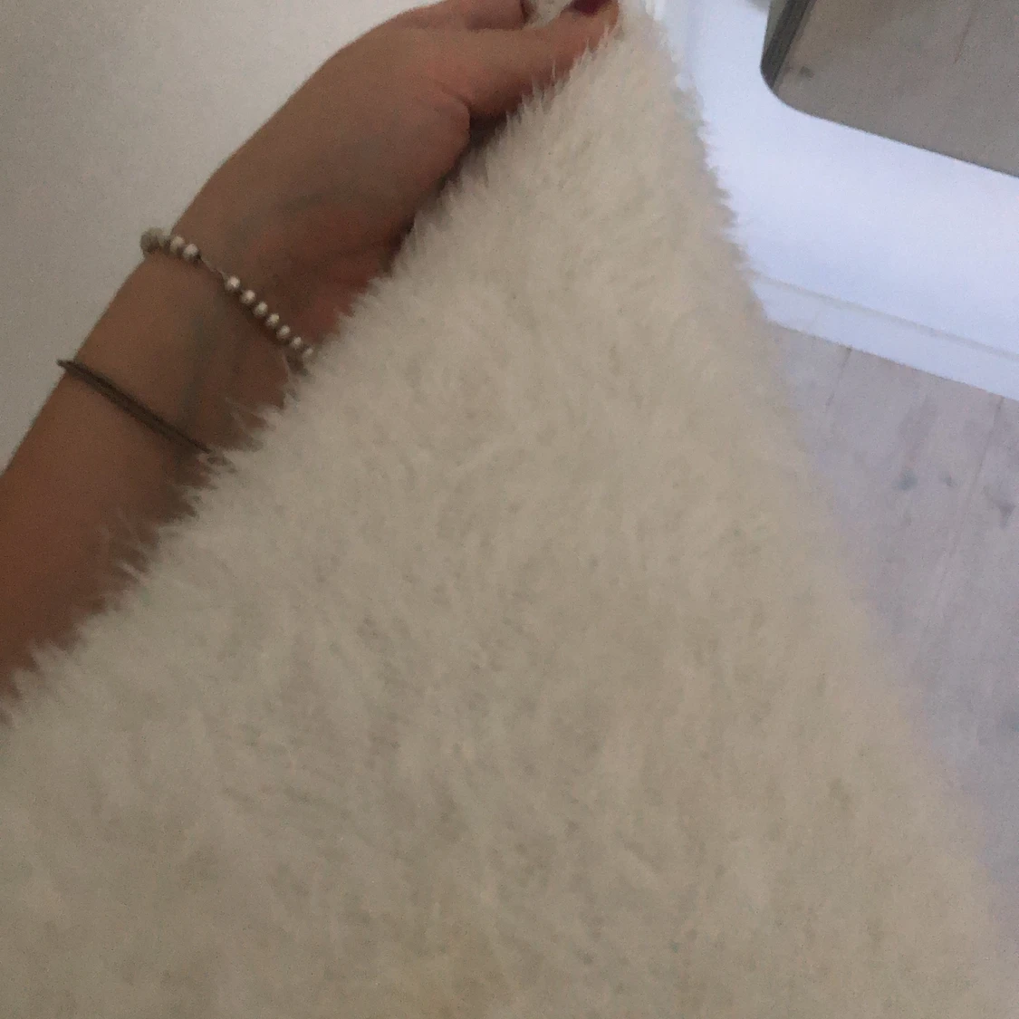 Super fin fluff tröja i 3 kvarts arm  - 90