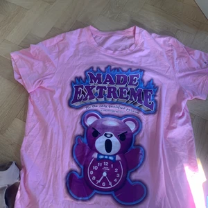 T shirt  - Rosa t shirt med tryck från shein ! Oversized! Super fin 