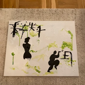 Handmålad tavla  - Egenmålad tavla. Skickas endast (möts upp om nära)